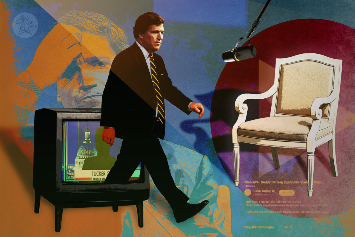 من شاشة التلفاز إلى الهاتف.. محطات تاكر كارلسون الإعلامية